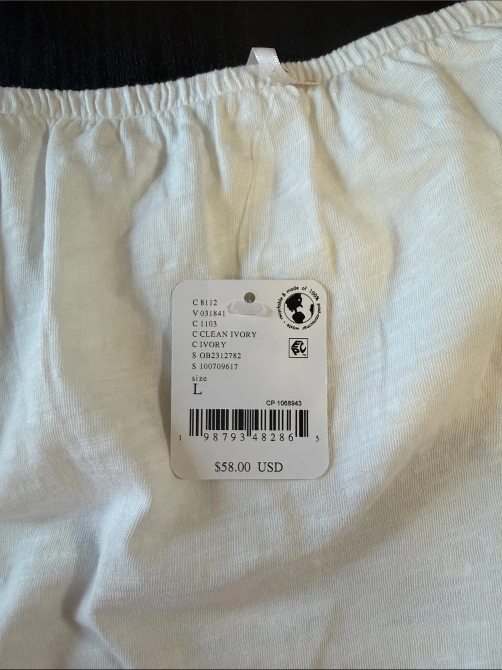 NWT Free People Cream Crochet Tube Top small and large - Picture 12 of 14